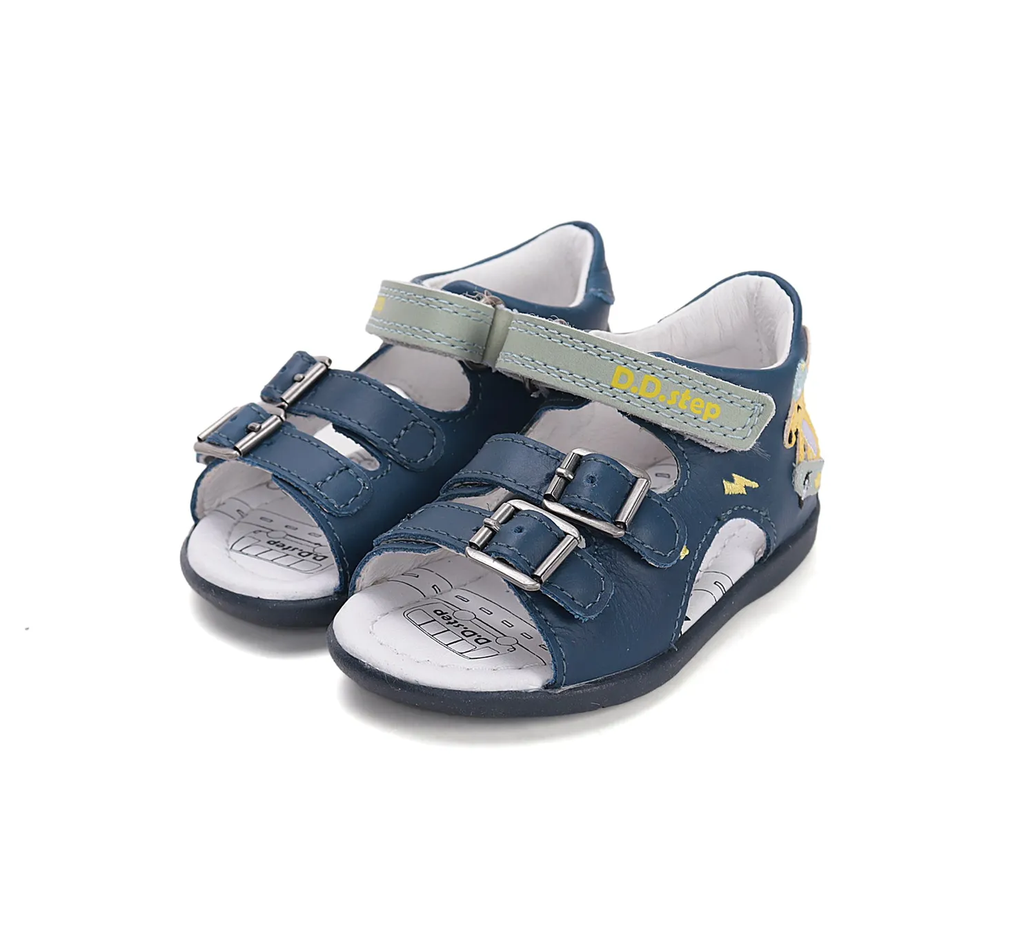 DD Step G075-61229 sandal til drenge normal vidde