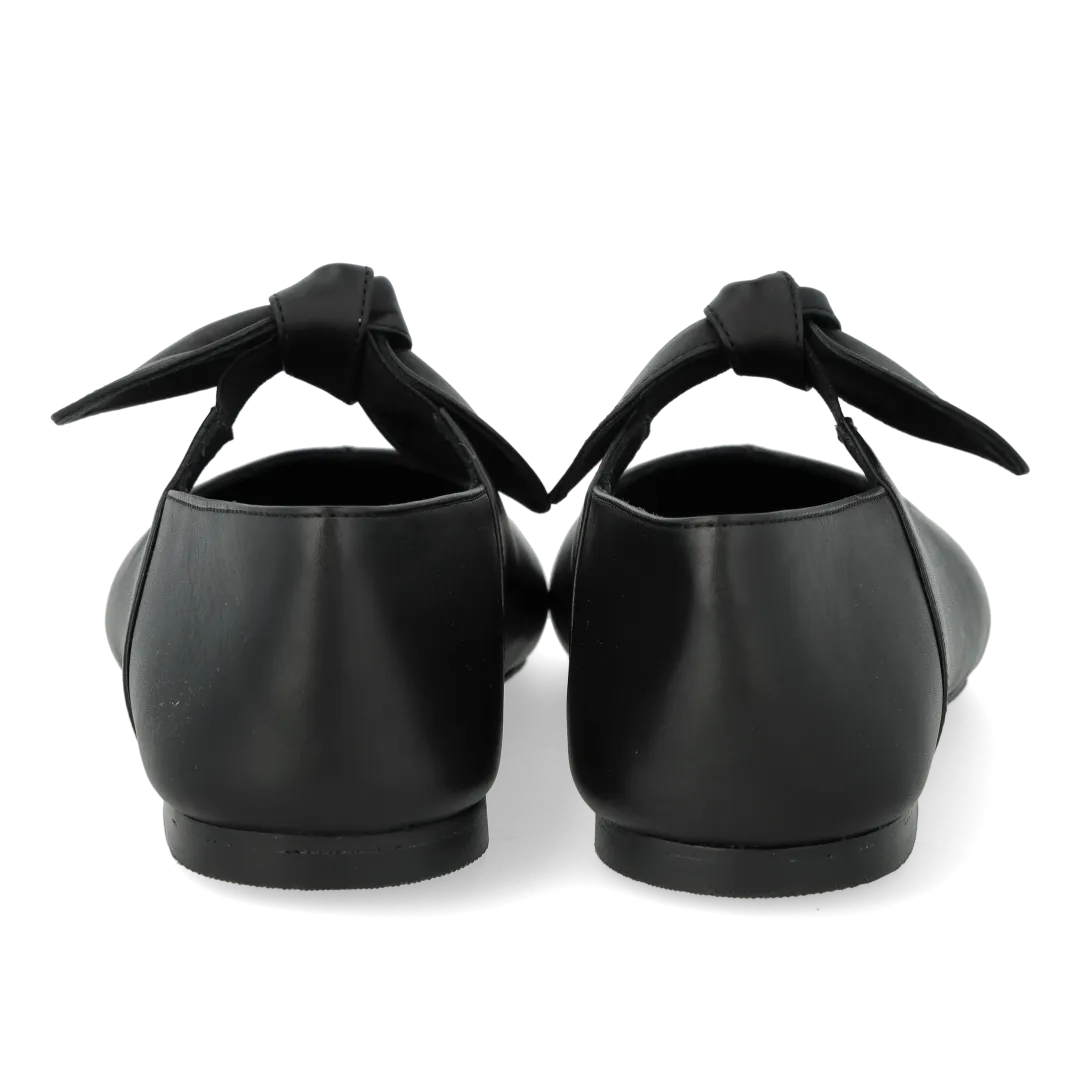 Angulus Ballerina sløjfe dameballerina læder str 36-43