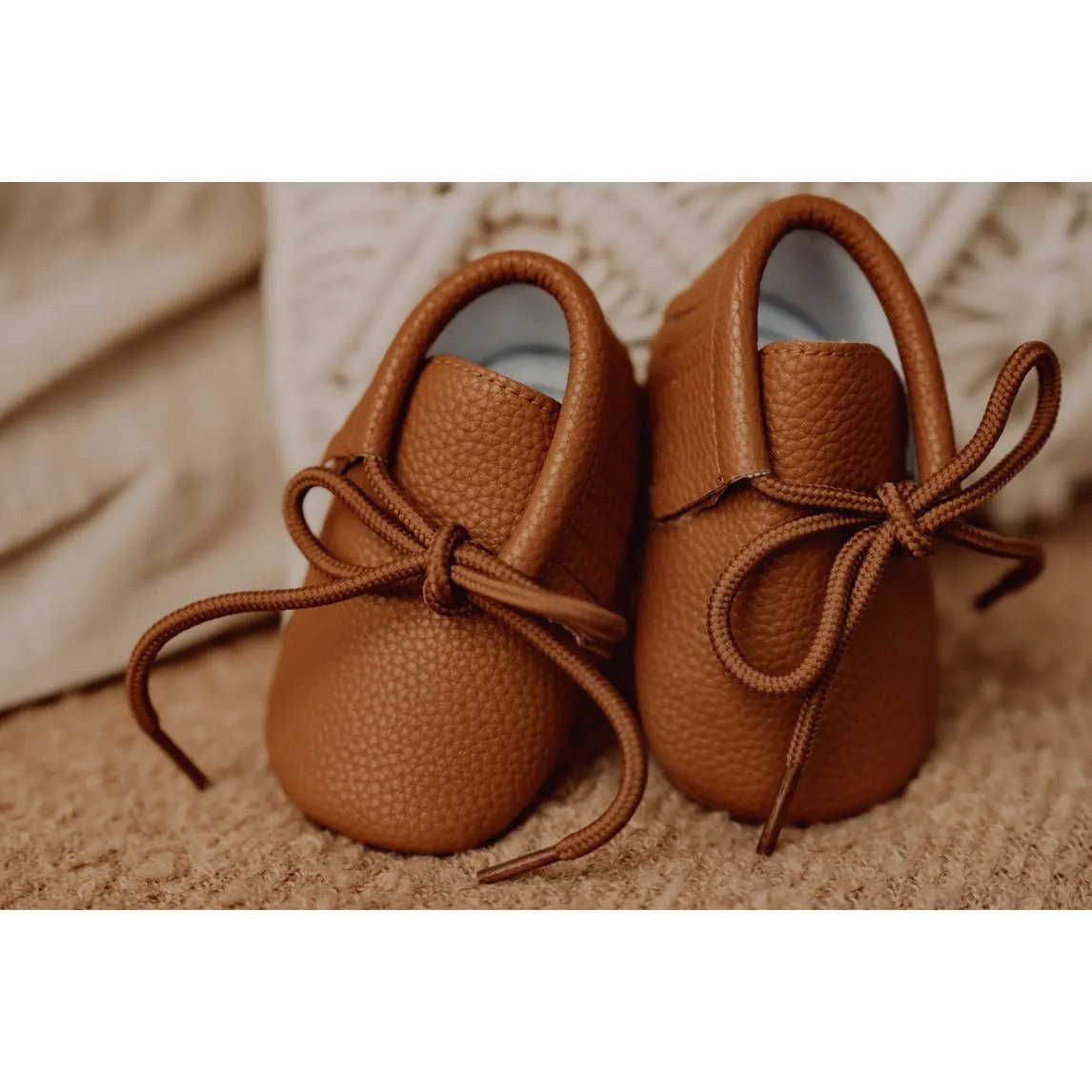 BabyMocs Little Camper Mocs mokkasiner brun vegansk