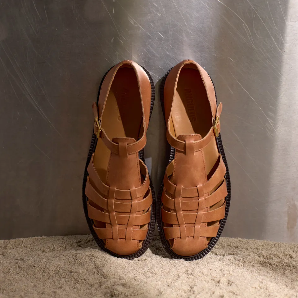 Angulus Fisherman sandal damesandal læder