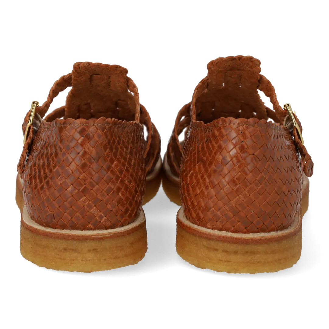 Angulus Fisherman sandal damesandal håndflettet læder