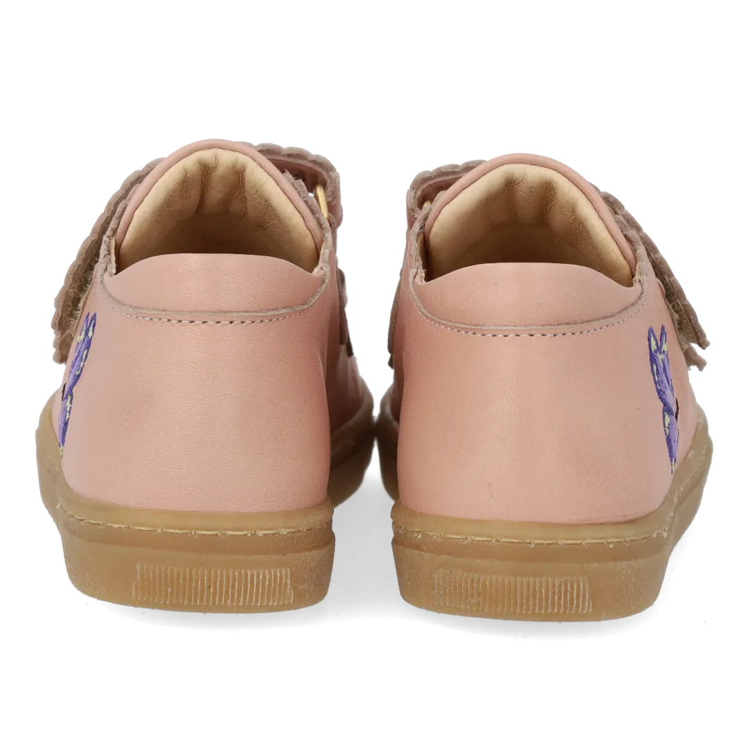 Angulus Sneaker med sommerfugl børnesneaker læder
