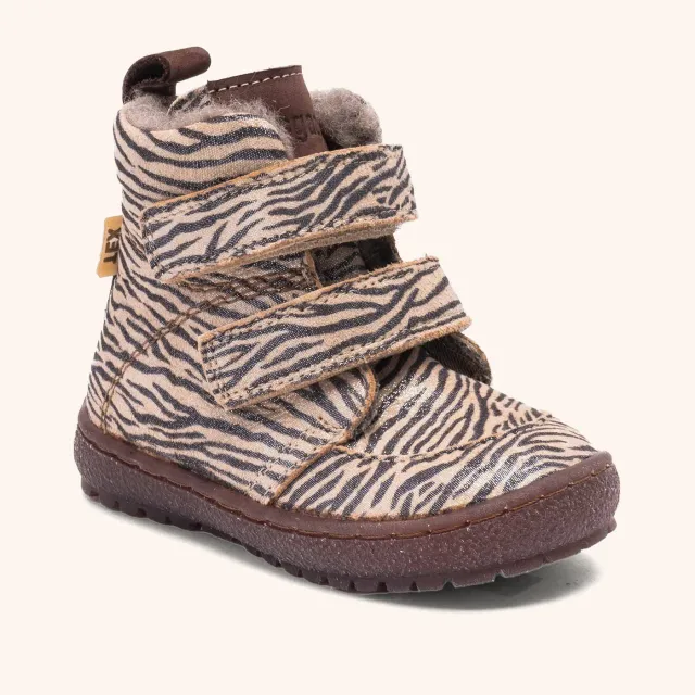 Bisgaard Storm Tex Zebra Glitter vinterstøvle uld