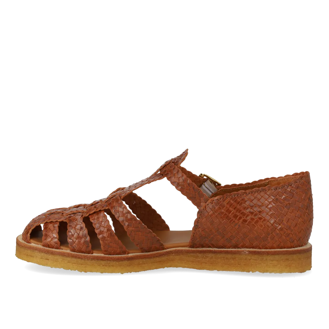 Angulus Fisherman sandal damesandal håndflettet læder