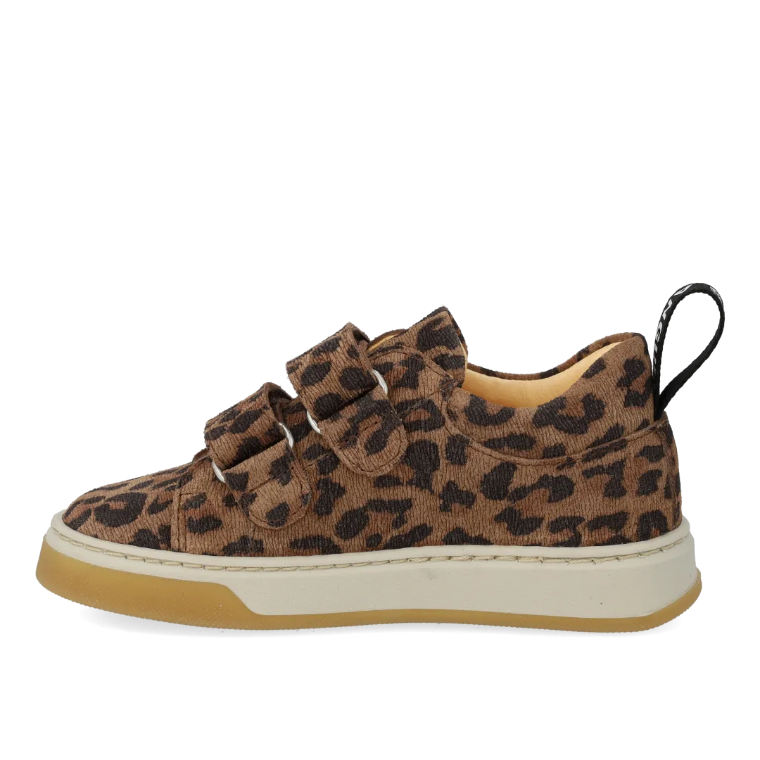 Angulus Sneaker med logobånd og velcro børnesneaker ruskind