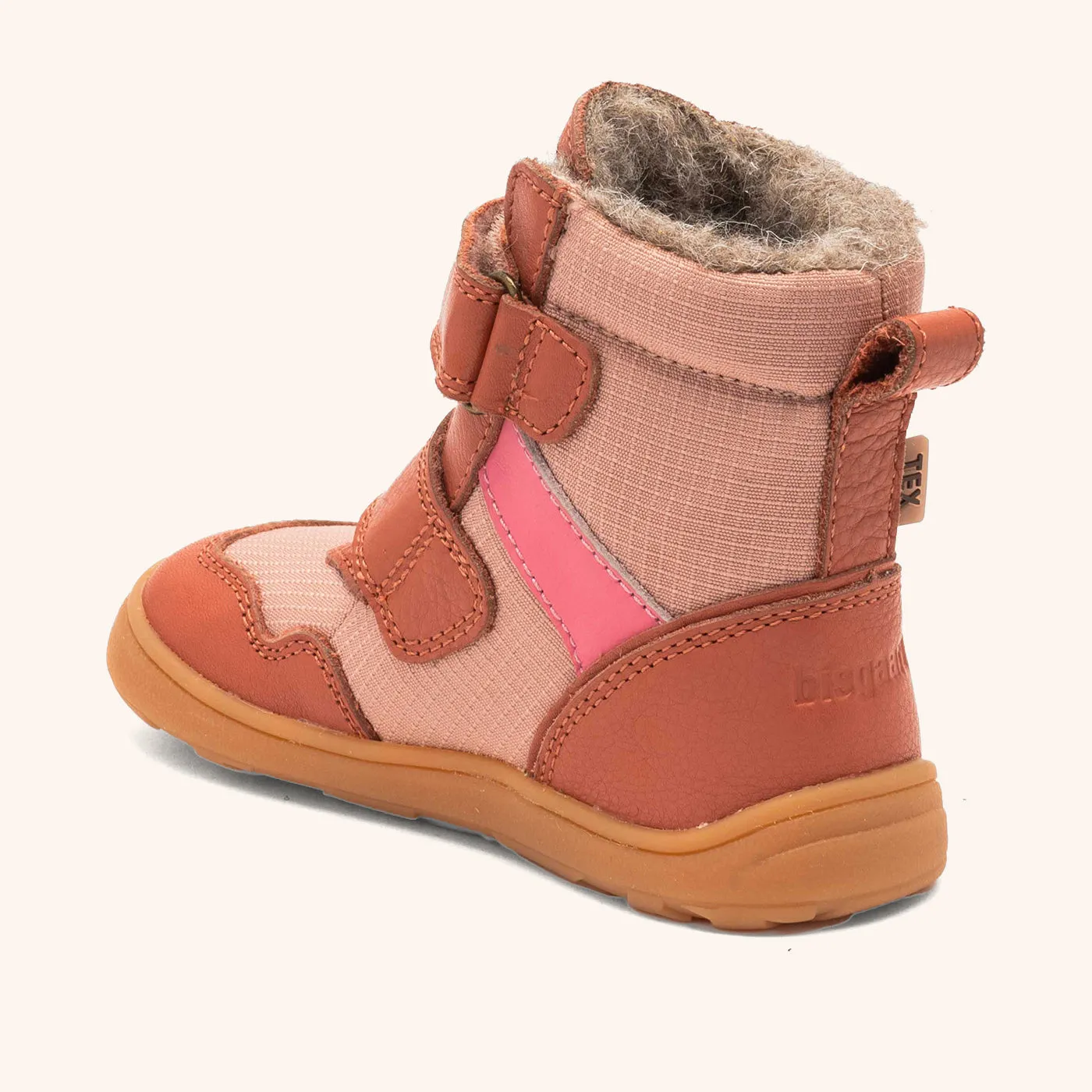 Bisgaard Timo Tex vinterstøvle pink – barfod