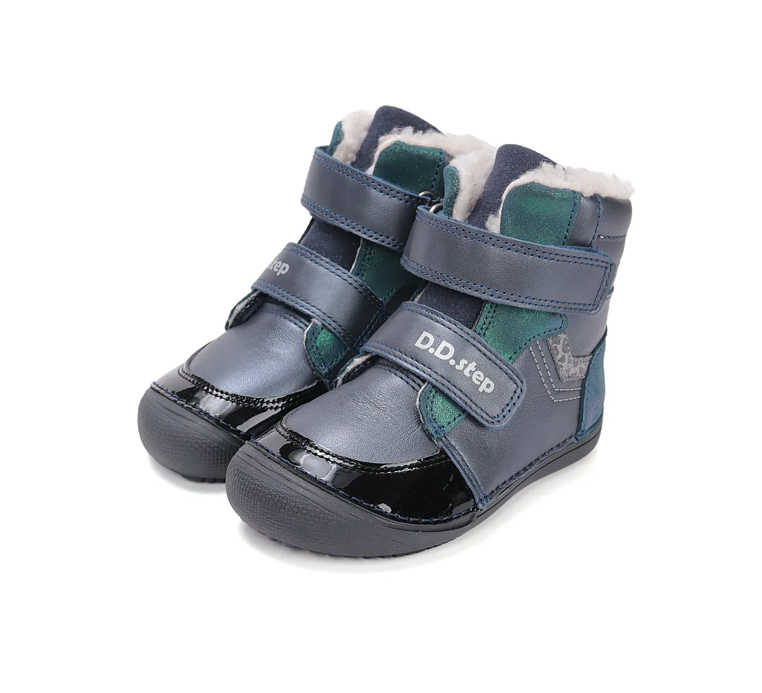DD Step W063-52804C barfodssko vinter pige foret