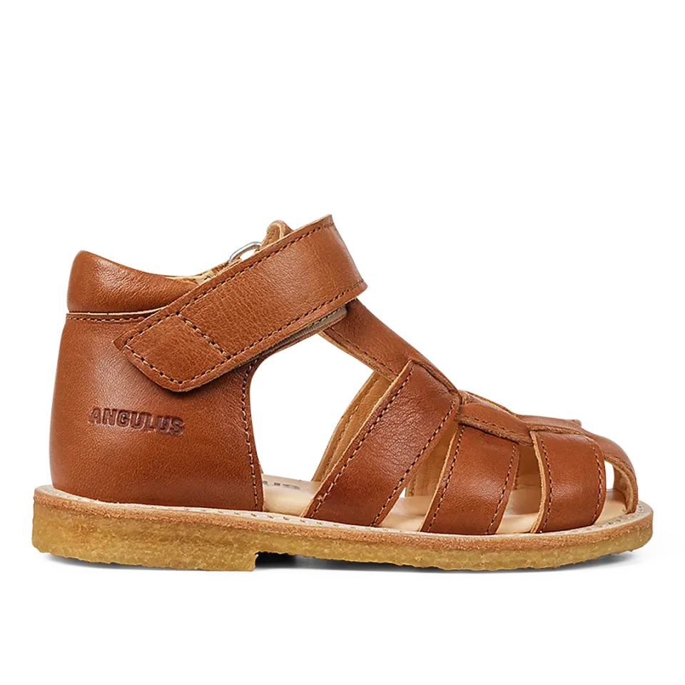 Angulus Begynder Fisherman børnesandal velcro læder