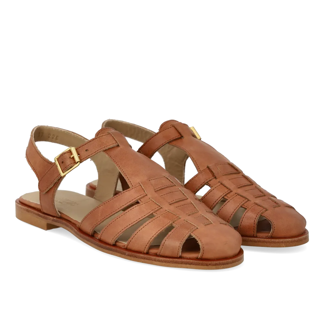 Angulus Fisherman sandal damesandal læder tunitsål
