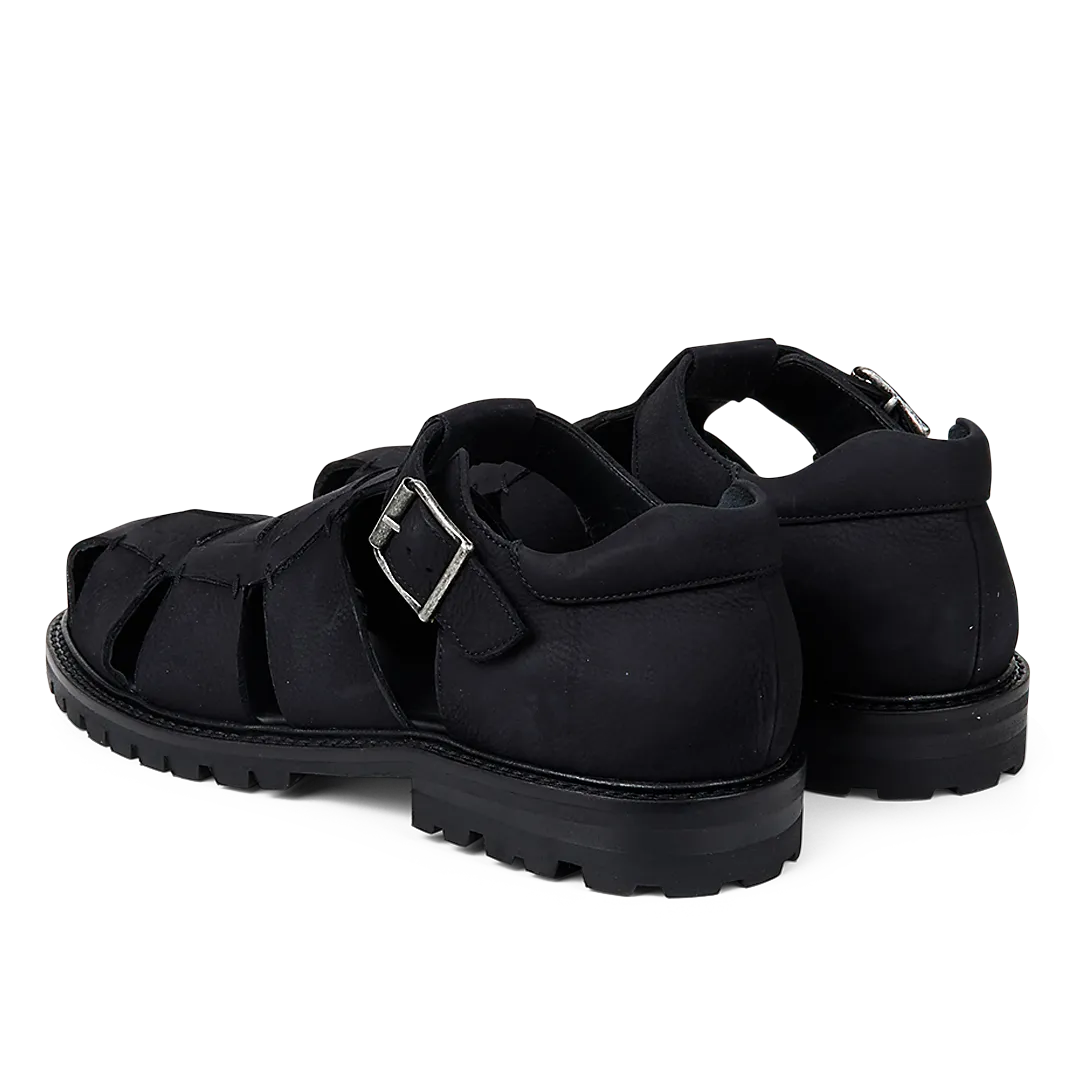 Angulus Chunky sandal læder spænde tracksål