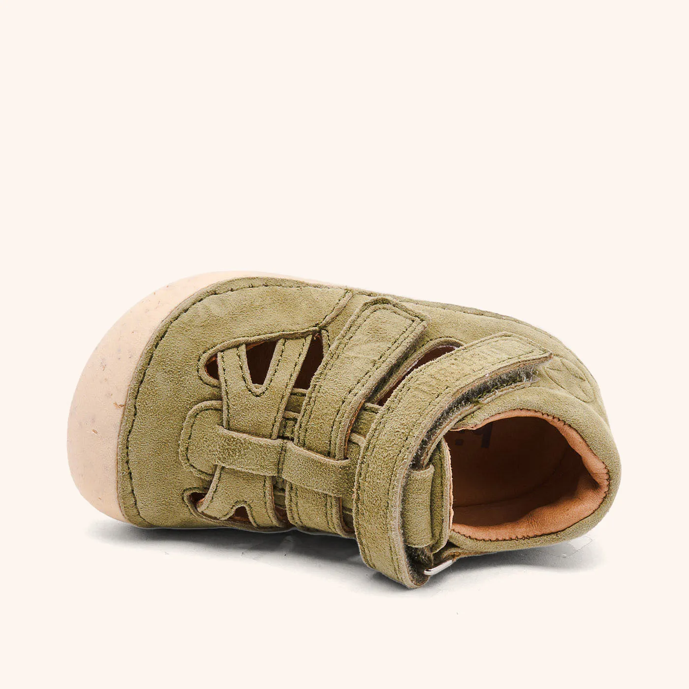 Bisgaard Barefoot Tate sandal sage lukket tå