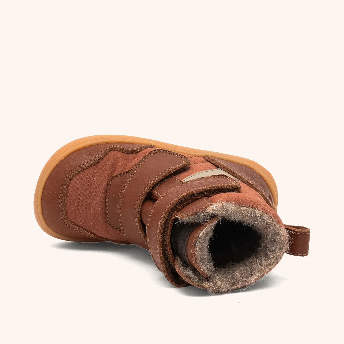 Bisgaard Timo Tex barfod vinterstøvle brown