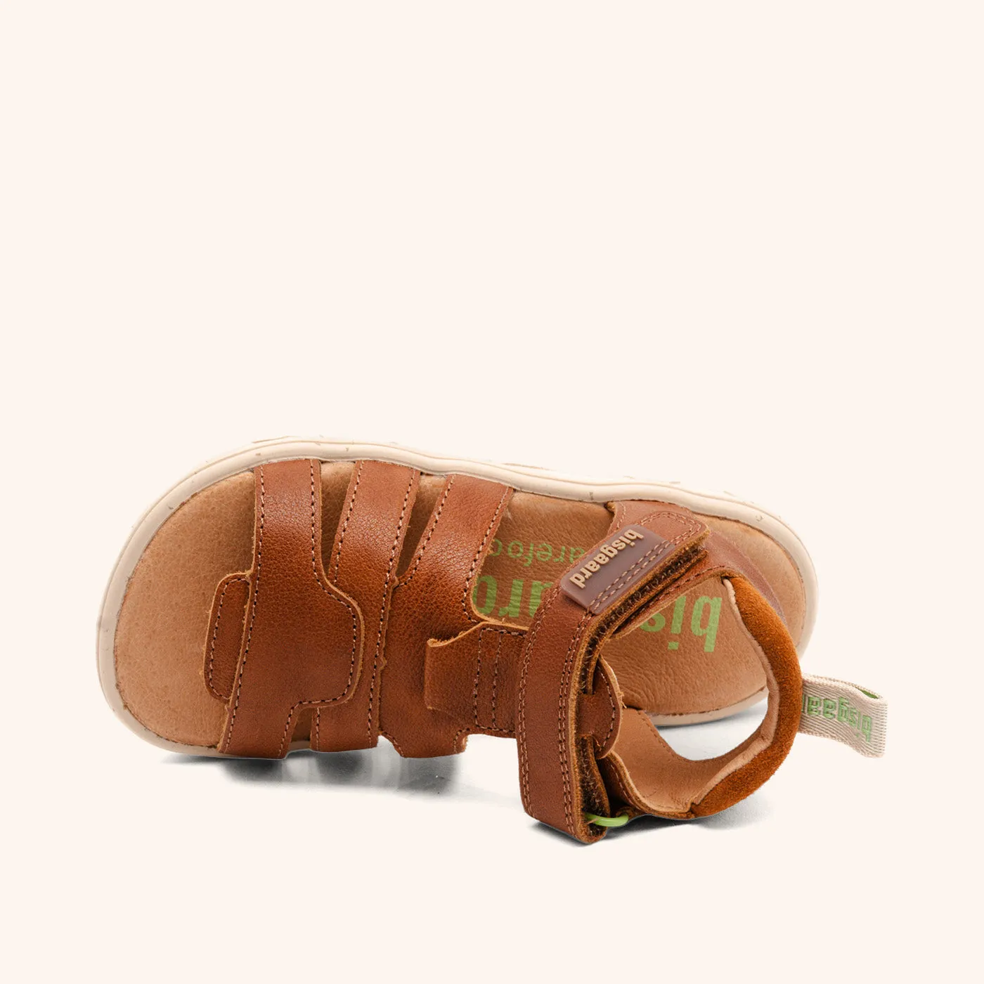 Bisgaard Barefoot Atlas barfodssandal cognac læder