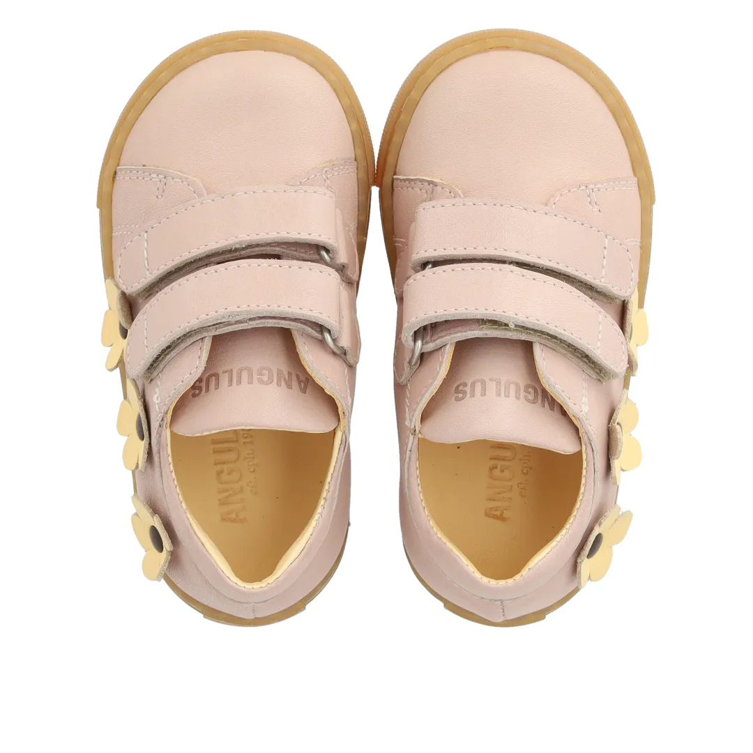 Angulus Begynder Sneaker Blomster sneakers str 19-25 læder