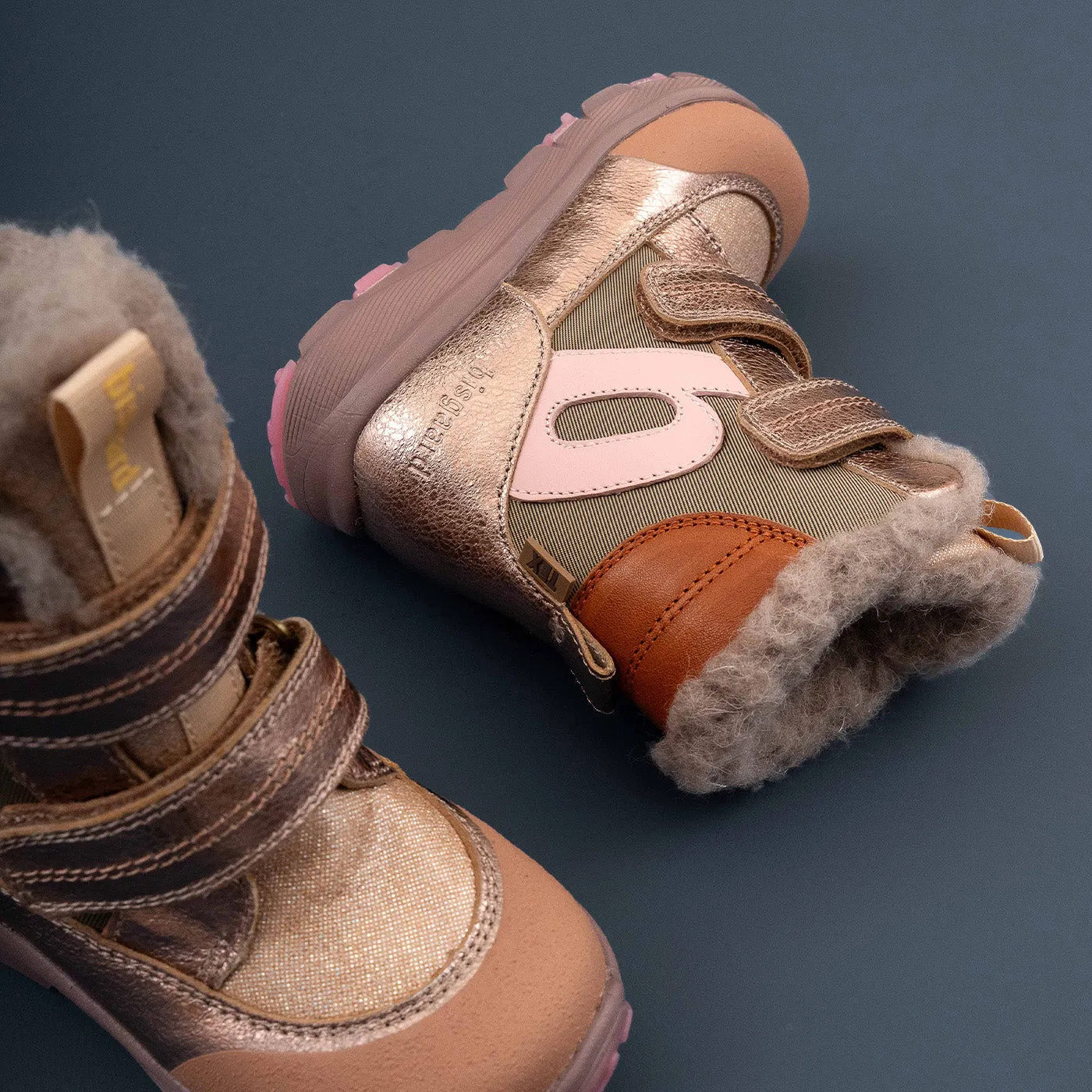 Bisgaard Spencer Tex vinterstøvle rose gold vandtæt