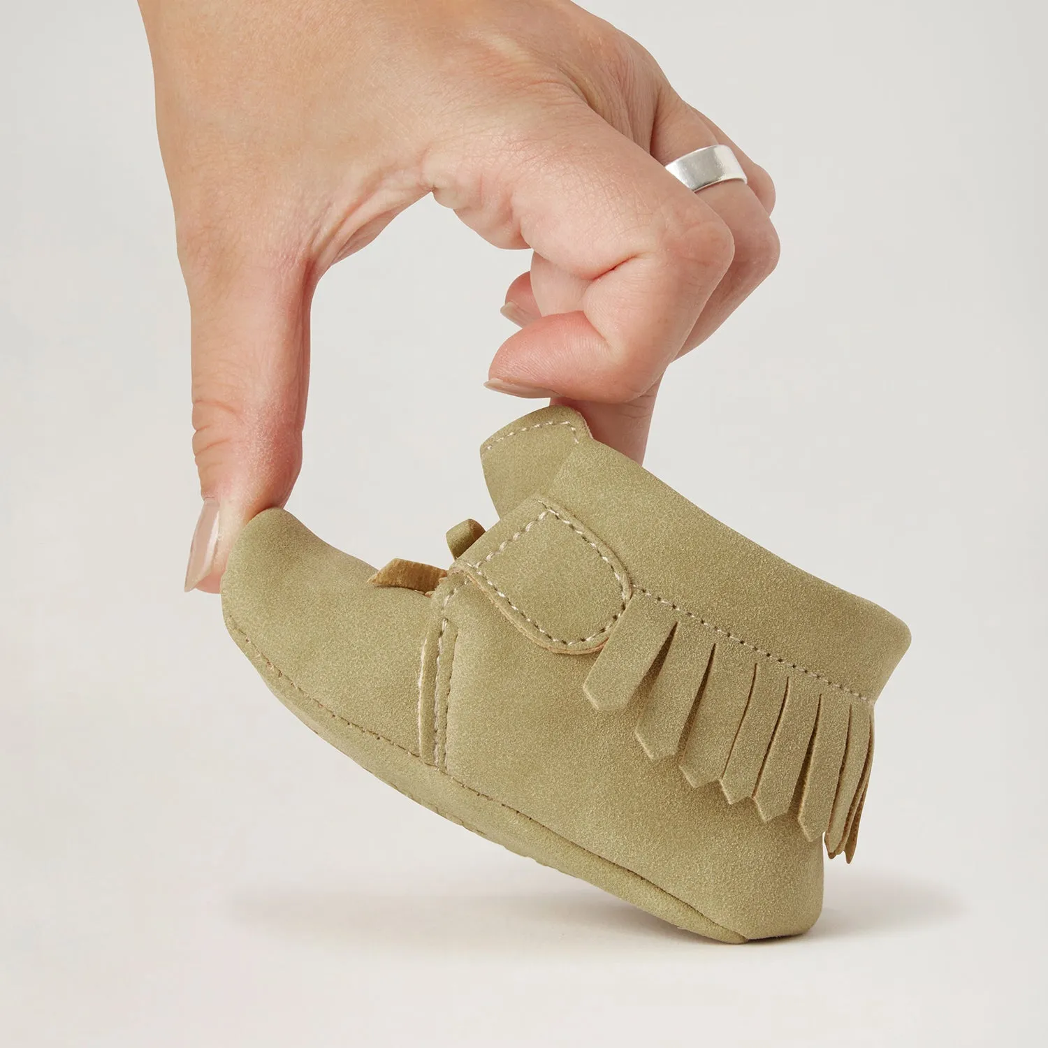BabyMocs Little Adventurer Mocs sutsko beige blød