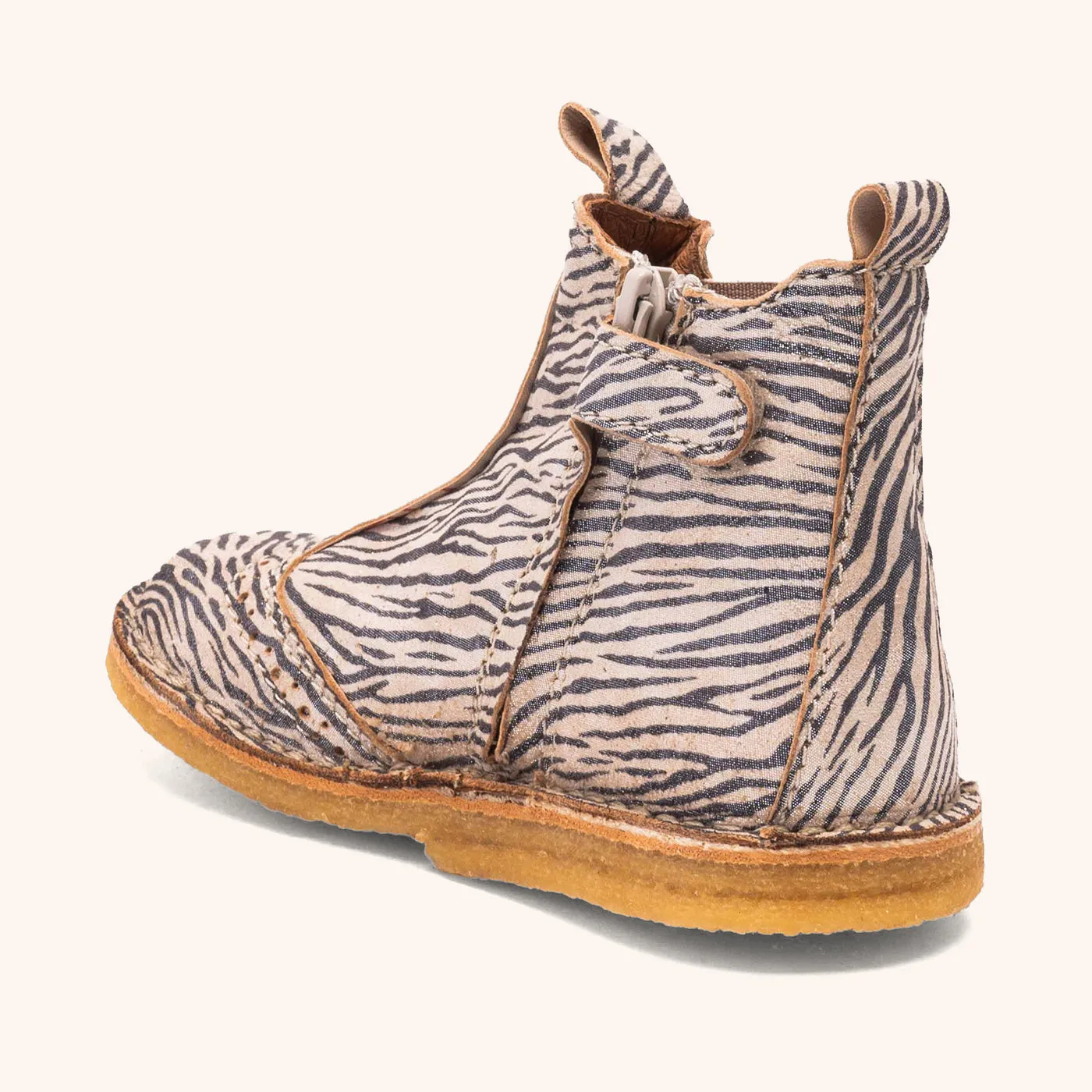 Bisgaard Nori zebra glitter støvle crepe normal/bred
