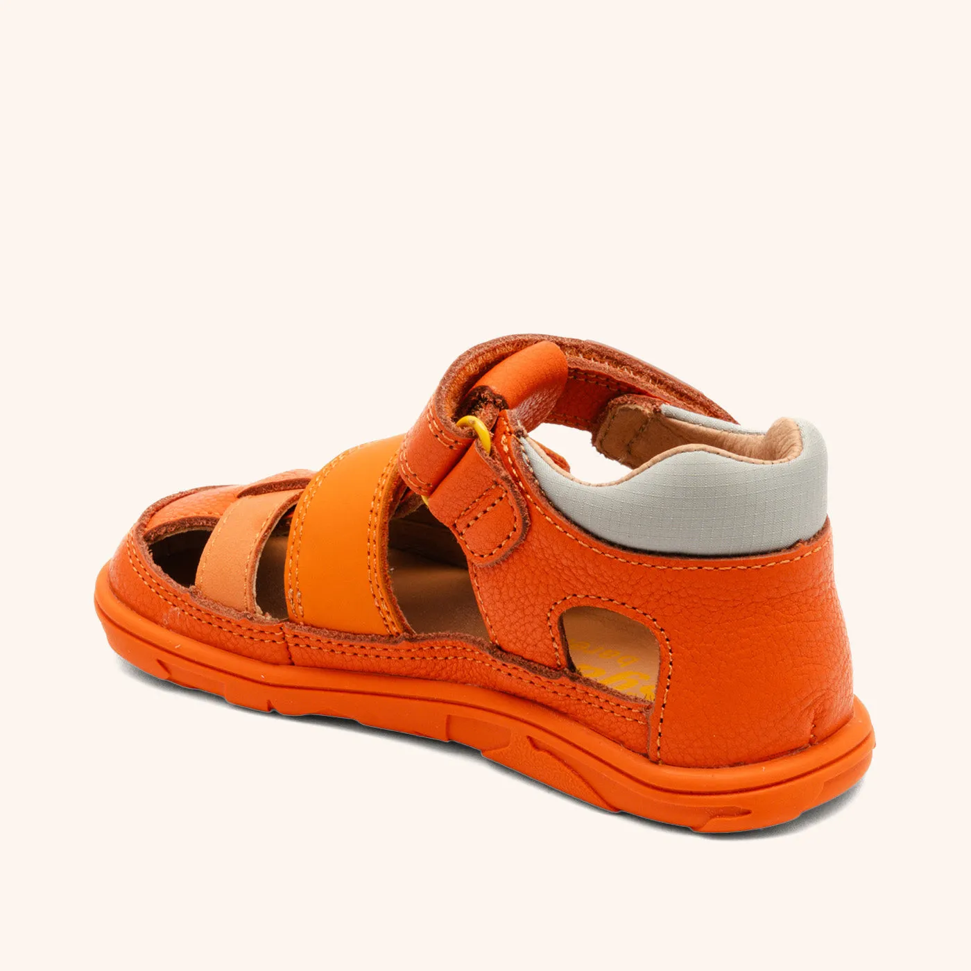 Bisgaard Vic barfodssandal orange læder