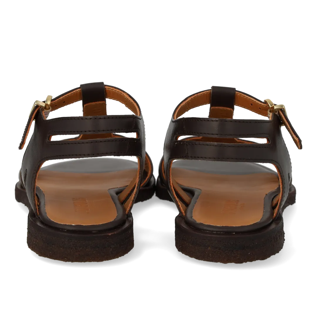 Angulus Klassisk remsandal sandal læder