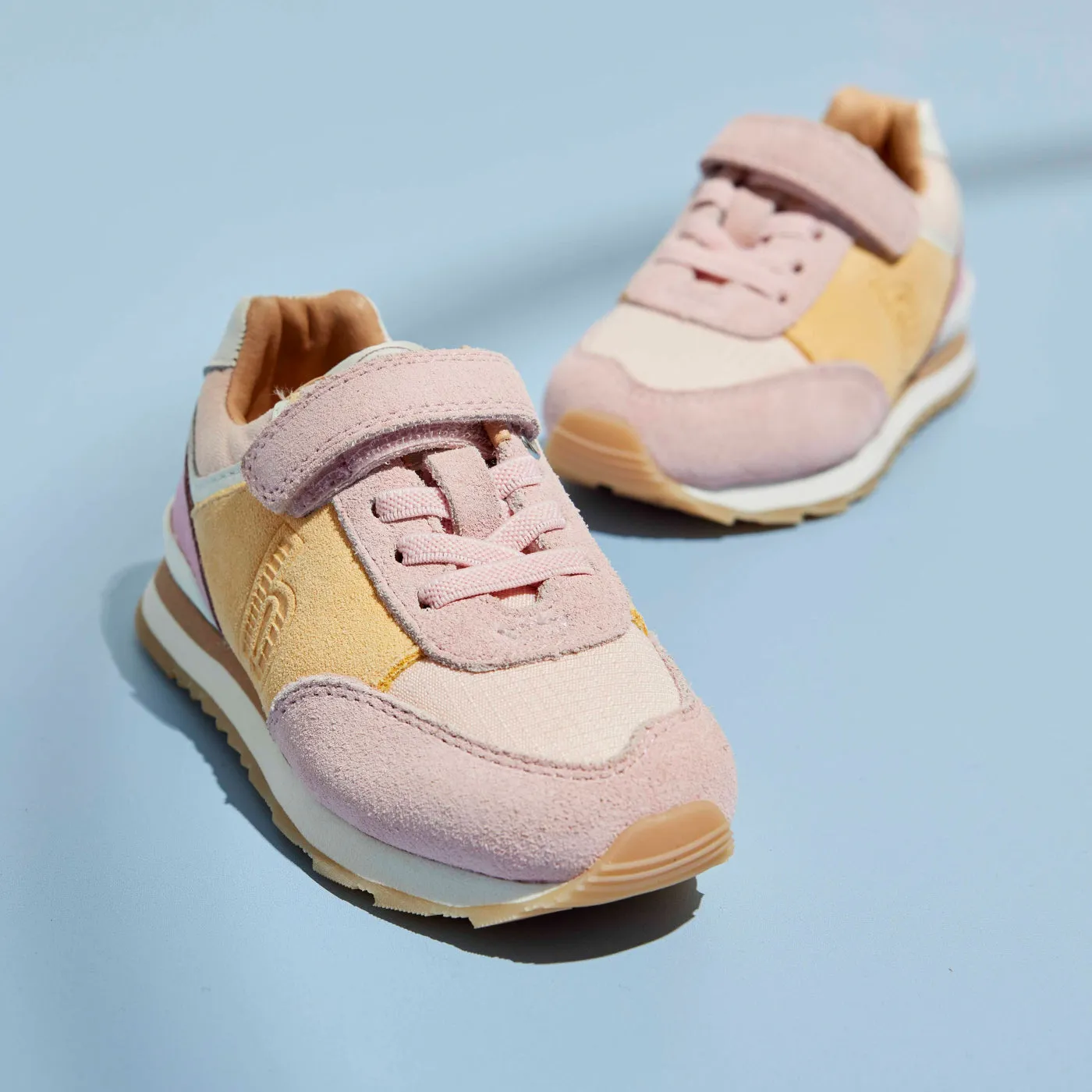Bisgaard Walde sneaker dusty rose med velcro