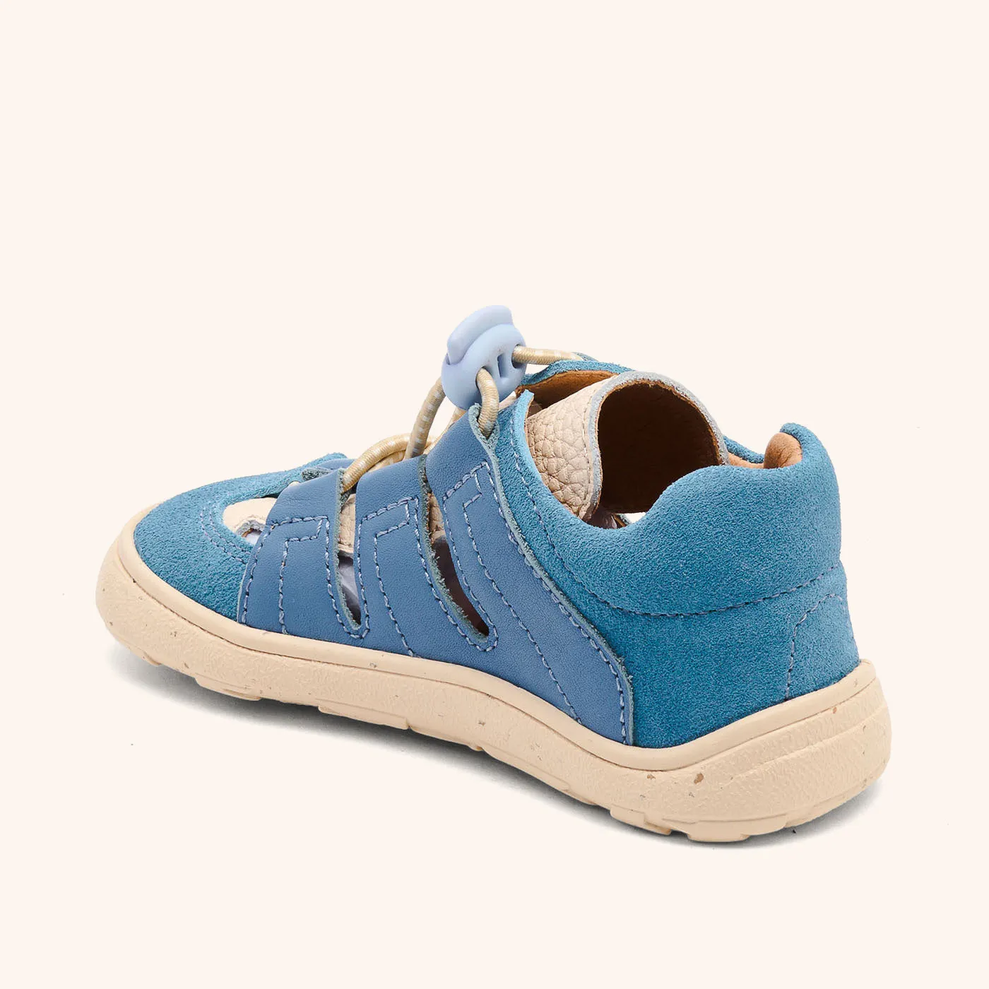Bisgaard Fletcher barfodssko blue læder fleksibel