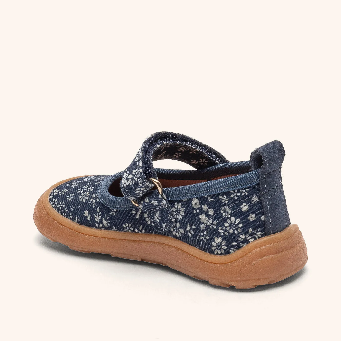 Bisgaard Ballet barefoot hjemmesko wild flower blue