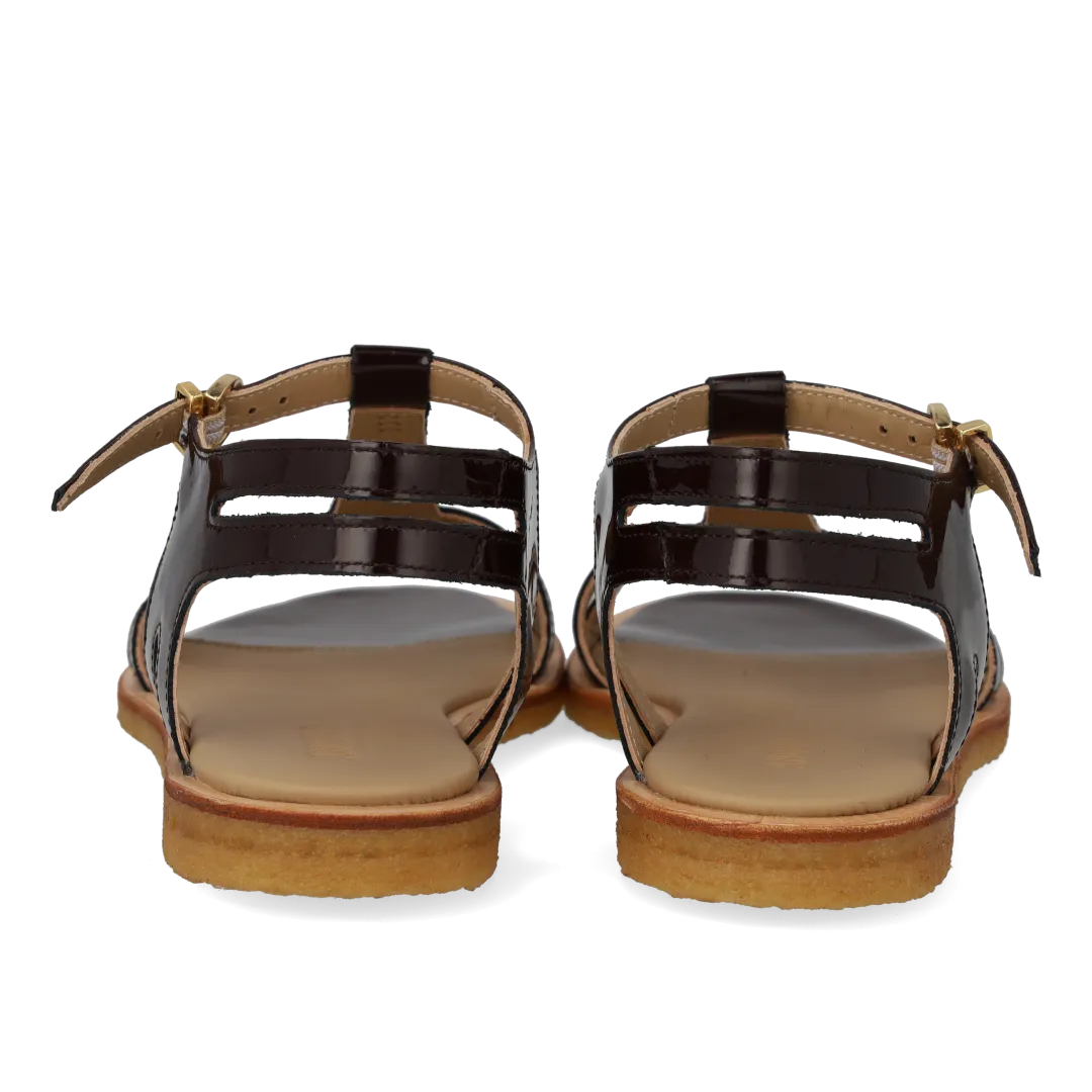 Angulus Klassisk remsandal sandal rågummisål