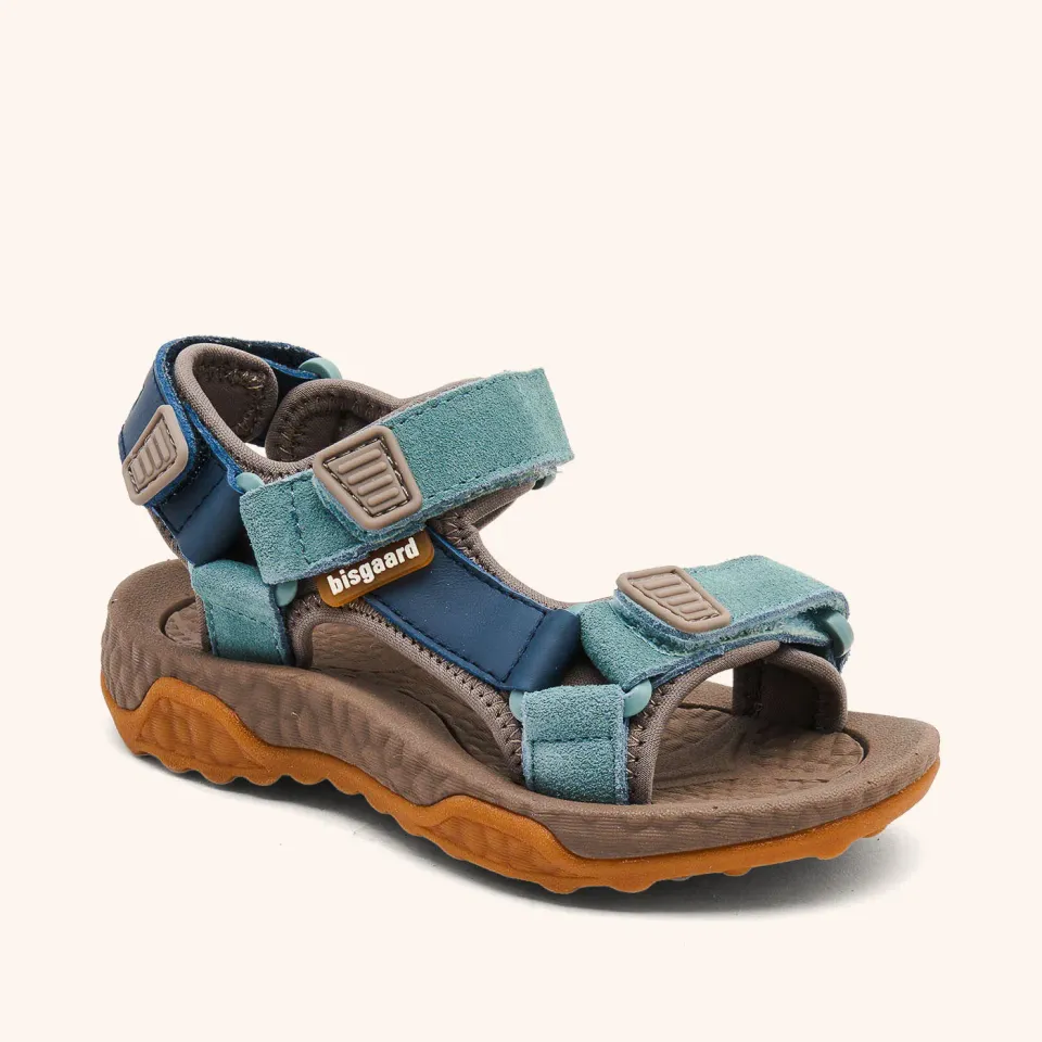 Bisgaard Raden sandal navy læder quickdry