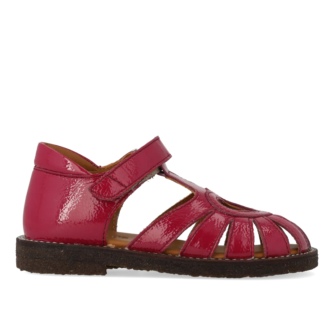 Angulus hjertesandal børnesandal glitter rummelig
