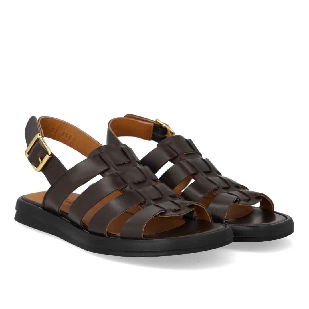 Angulus Gladiator remsandal dame læder ankelrem