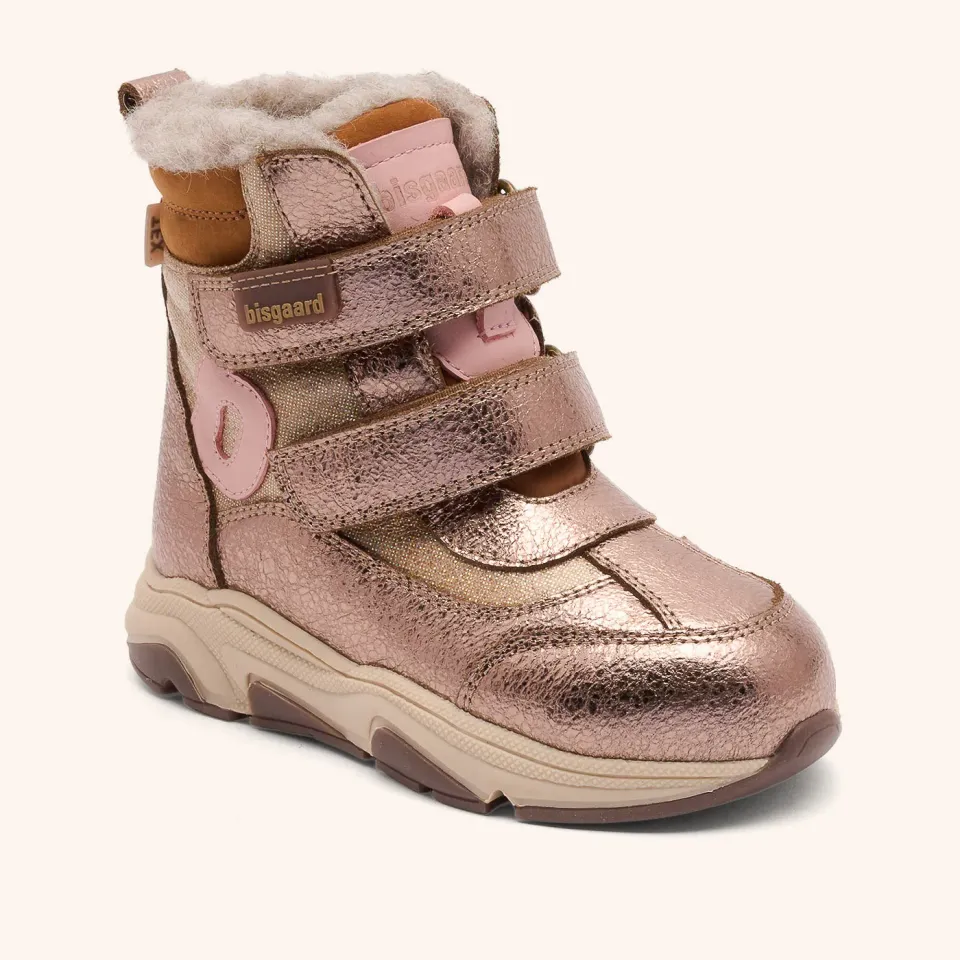 Bisgaard Marius Tex vinterstøvle rose gold TEX