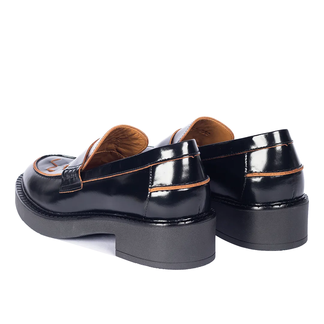 Angulus Penny loafer chunky fletdetalje