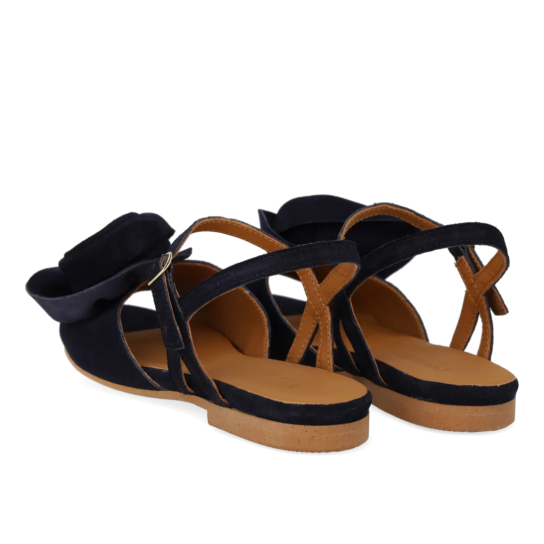Angulus rose sandal damesandal voluminøs rosedetalje