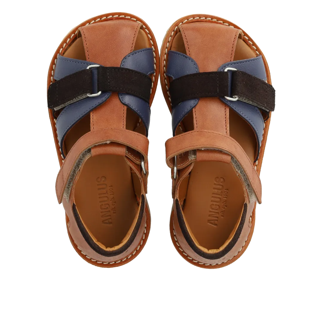 Angulus Colour Block Lædersandal børnesandal