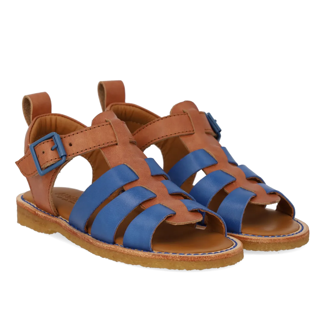 Angulus fisherman sandal børn læder kontrast