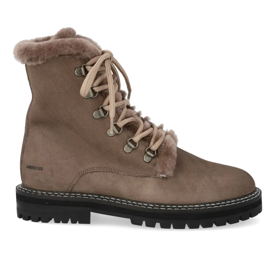 Angulus Chunky snørestøvle med blødt merino uldfoer