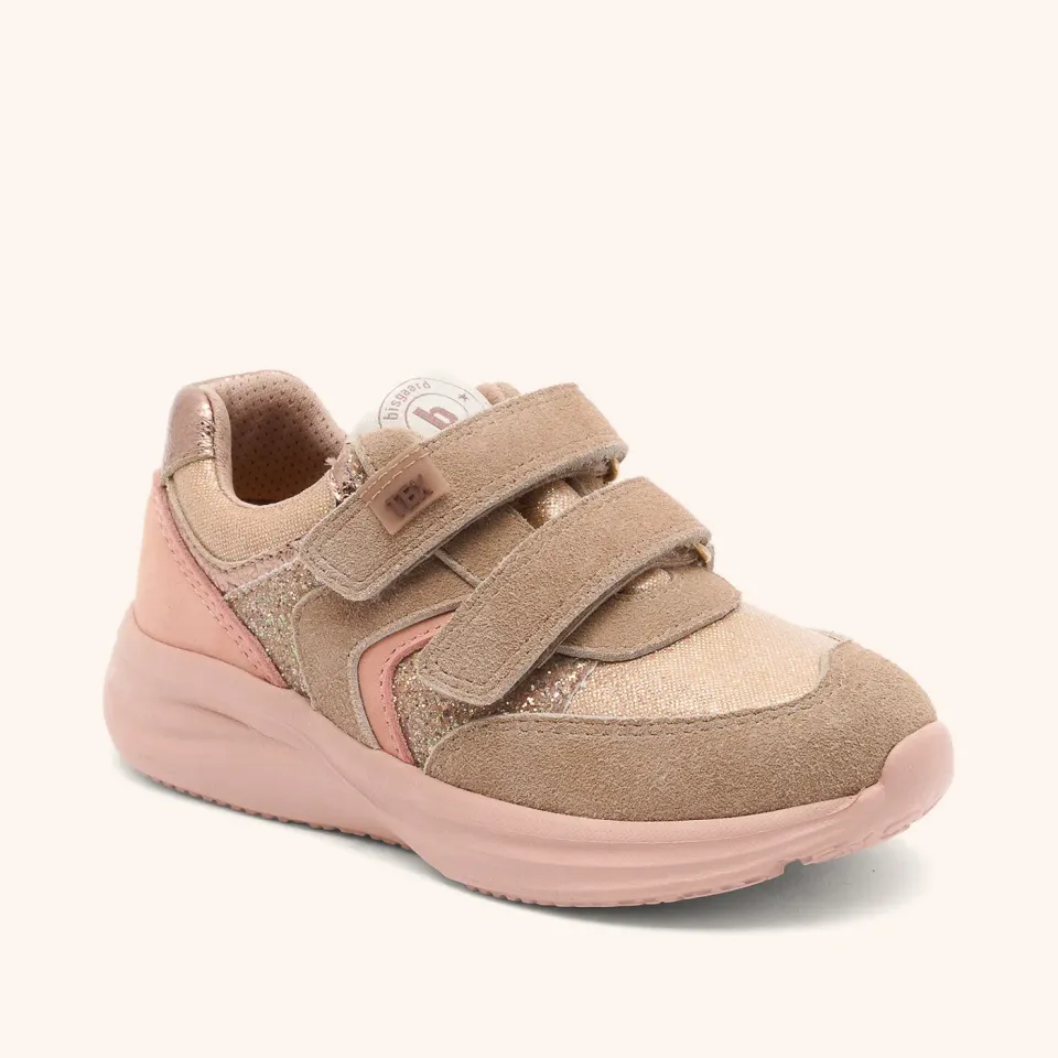Bisgaard Yuki Tex sneaker glitter beige vandtæt
