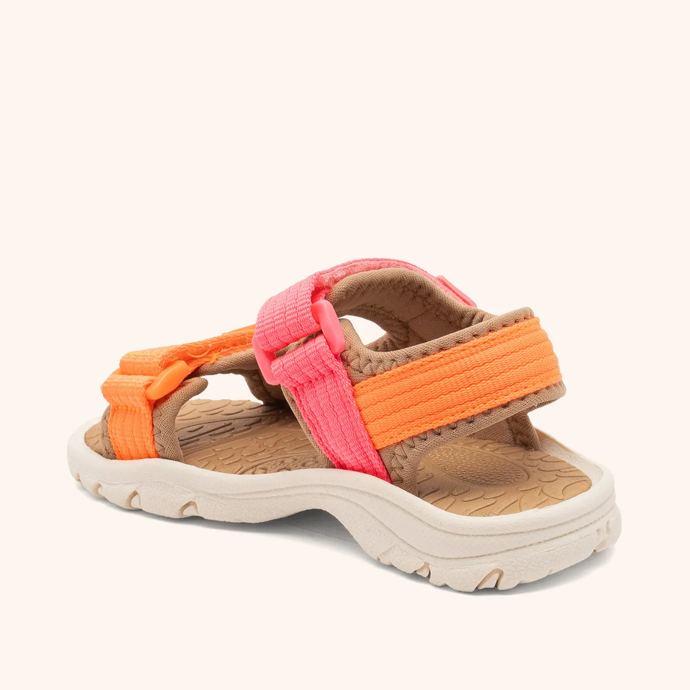 Bisgaard Nico sandal pink med velcro til børn