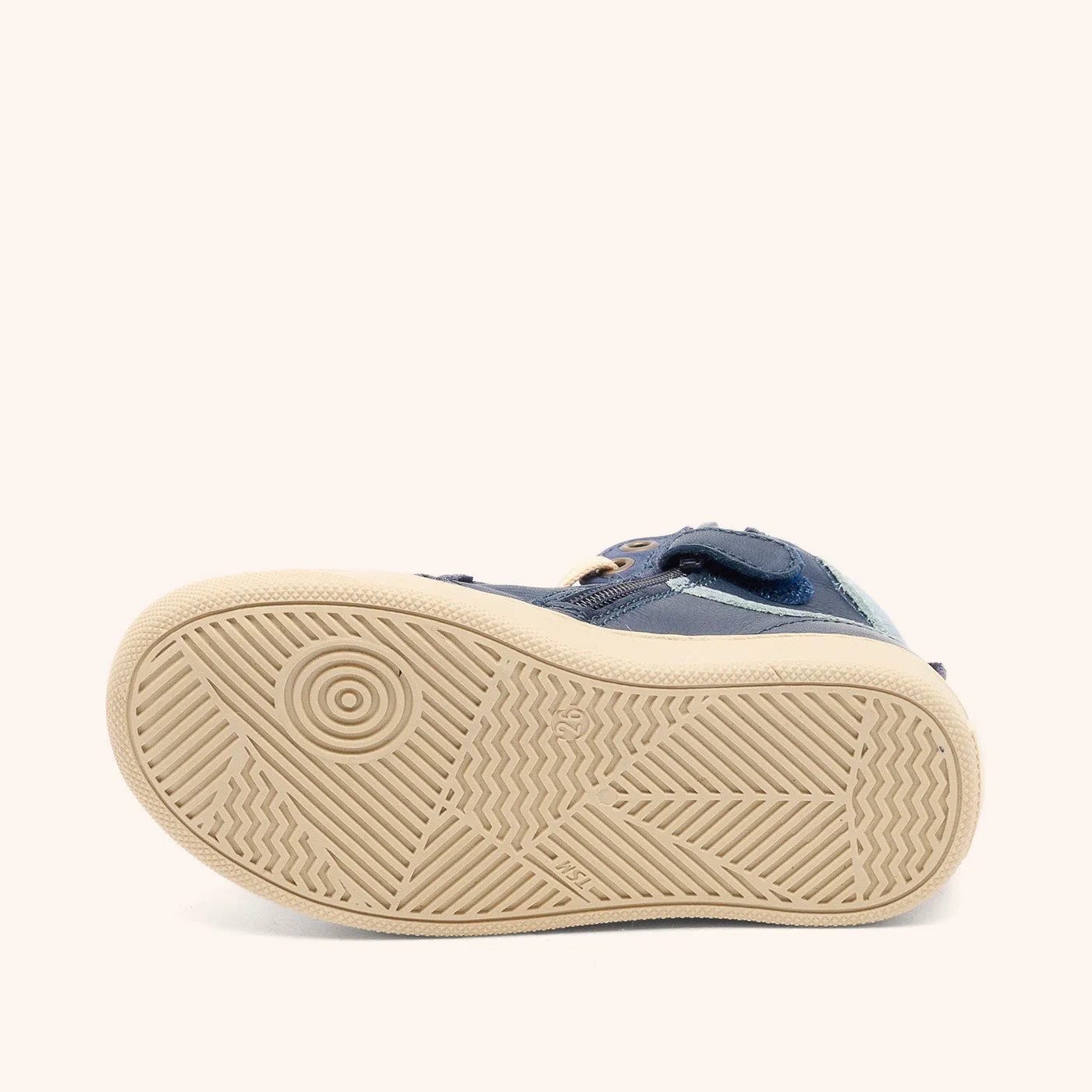 Bisgaard Isak sneaker navy læder