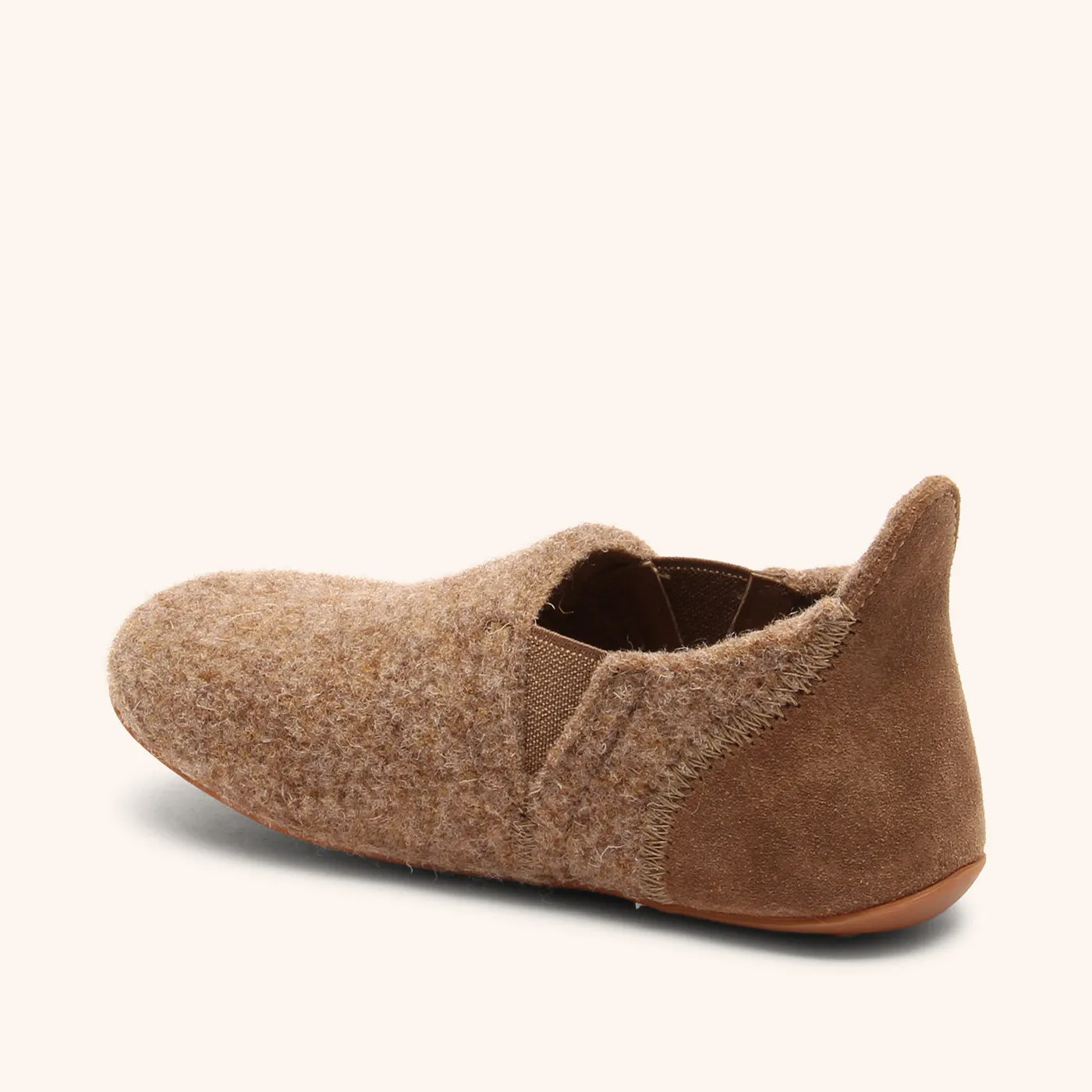 Bisgaard Sailor Wool hjemmesko camel uld varm