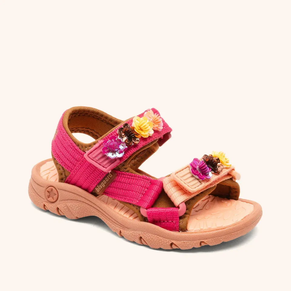 Bisgaard Nico Confetti Flower sandal blomster neopren