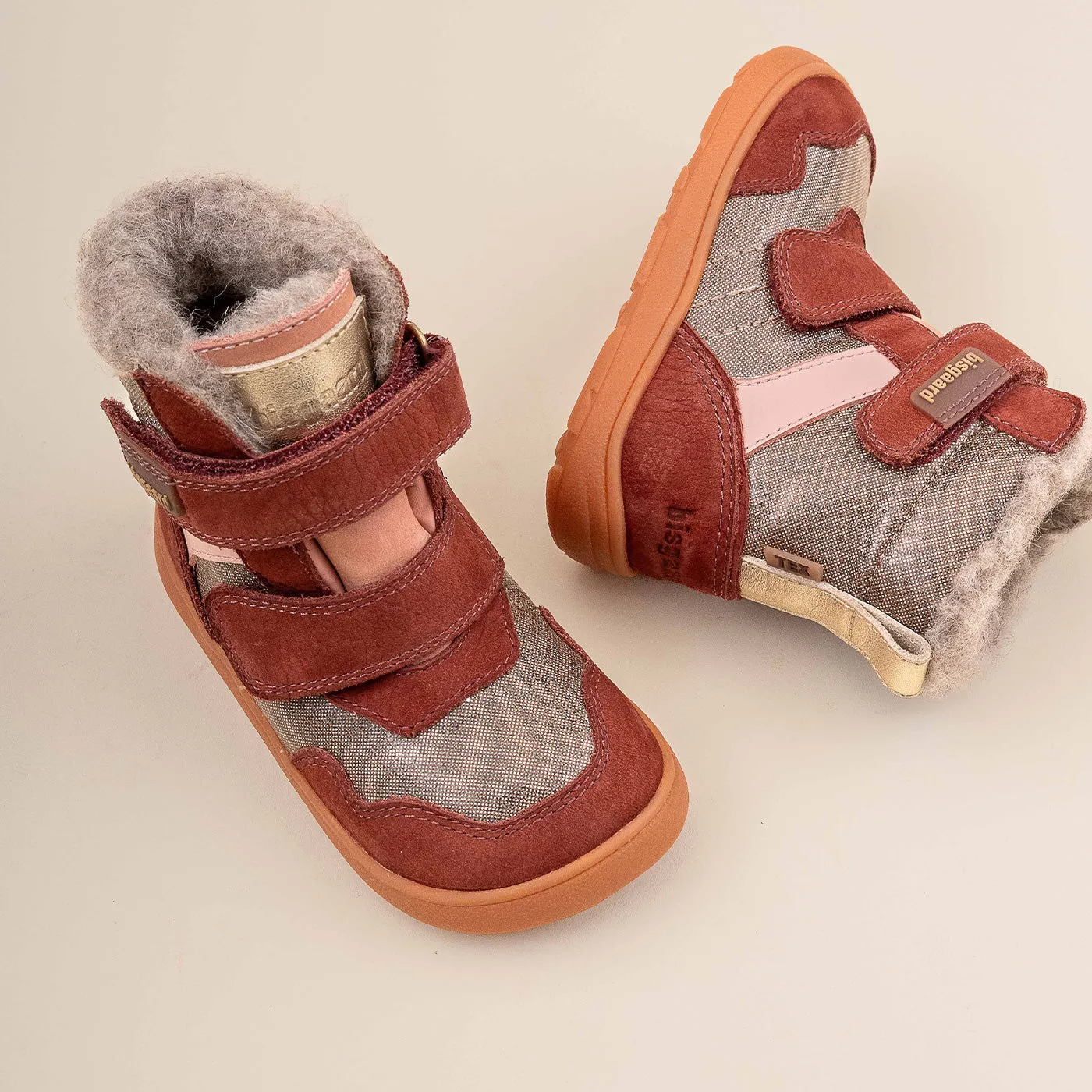 Bisgaard Timo Tex barfodsvinterstøvle bordeaux