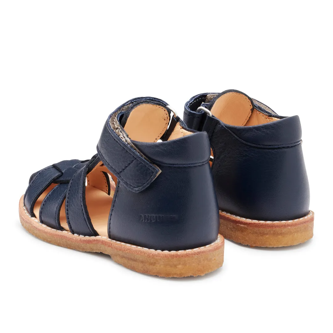 Angulus begynder sandal velcro børn læder