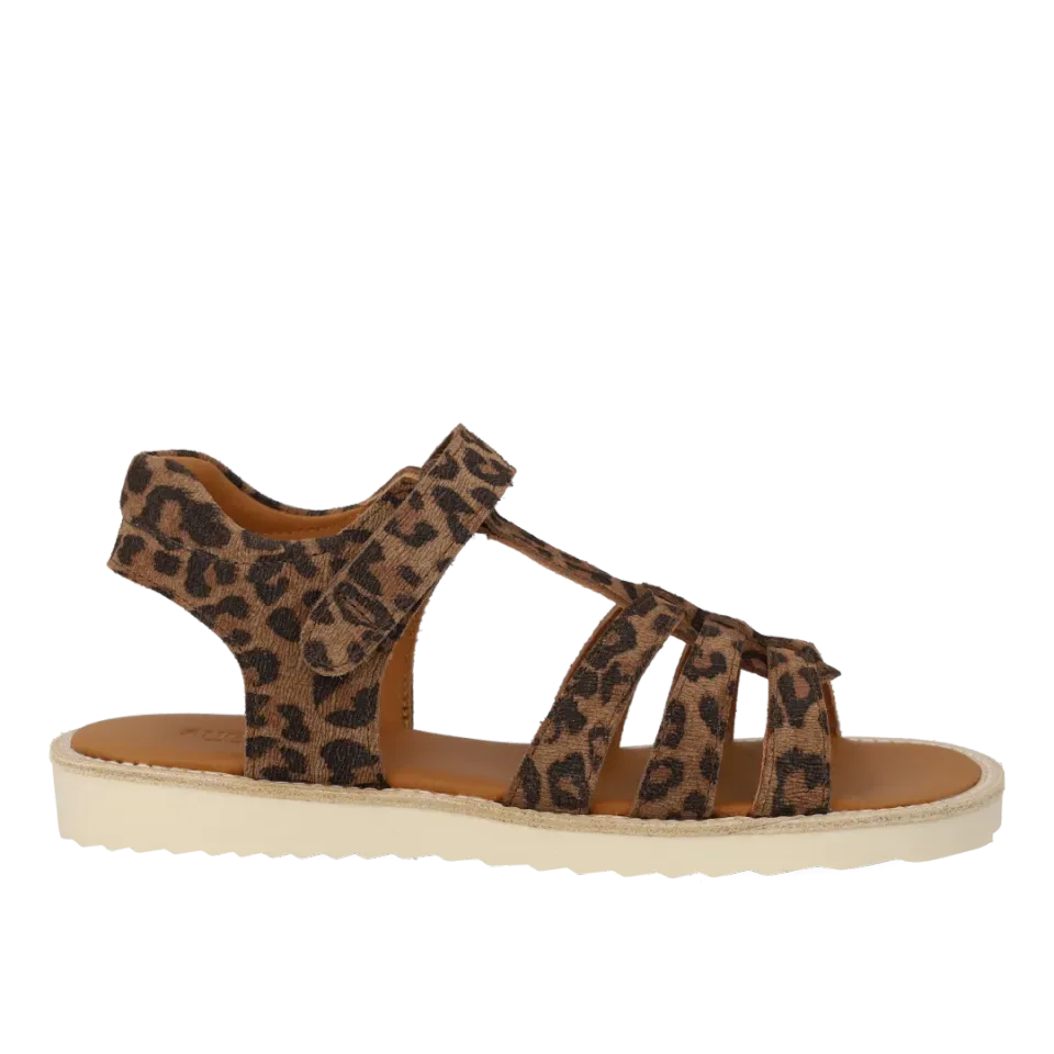 Angulus T-rem sandal velcro børnesandal læder