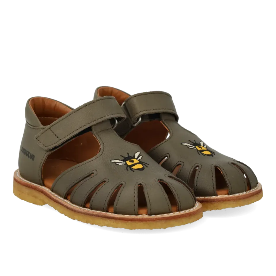 Angulus Begynder sandal bi broderi velcro