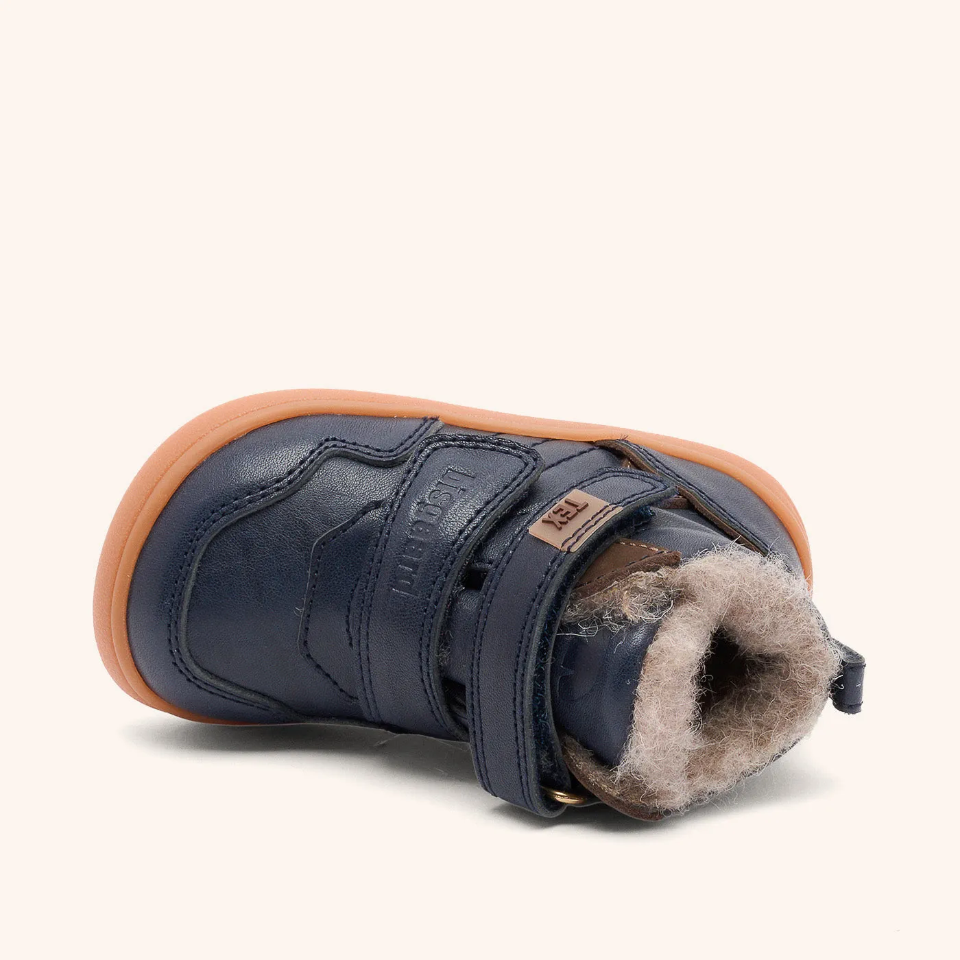 Bisgaard Barefoot Becky Tex barfodssko Navy uld