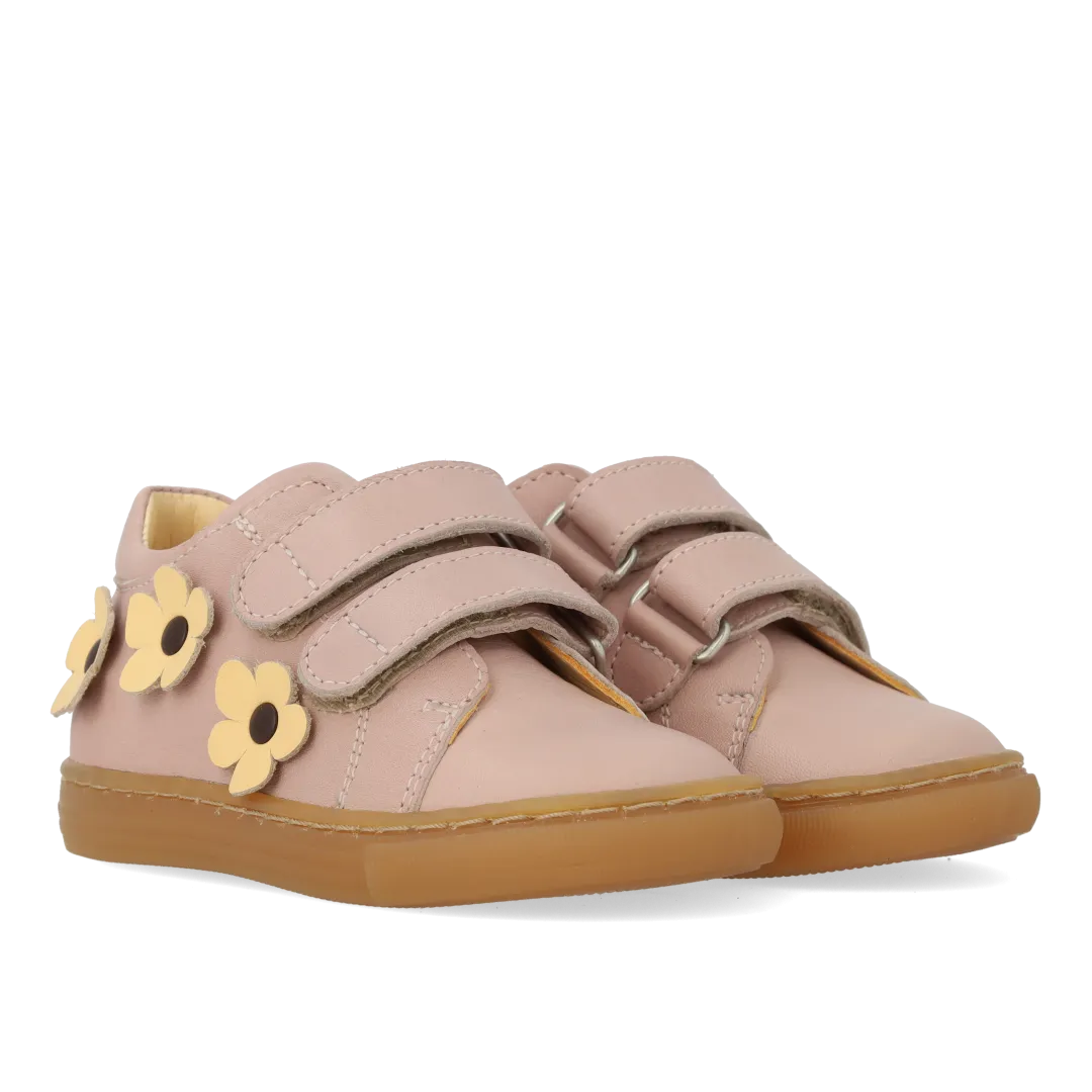 Angulus Begynder Sneaker Blomster sneakers str 19-25 læder