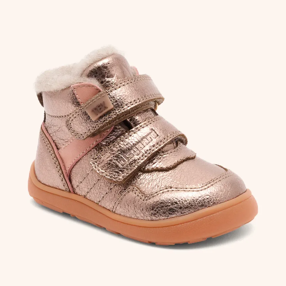 Bisgaard Becky Tex barfodssko rose gold tex