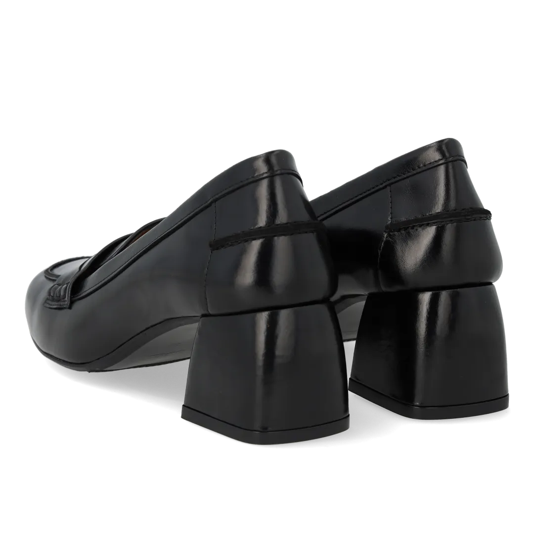 Angulus Pump pumps i læder med 5 cm hæl penny