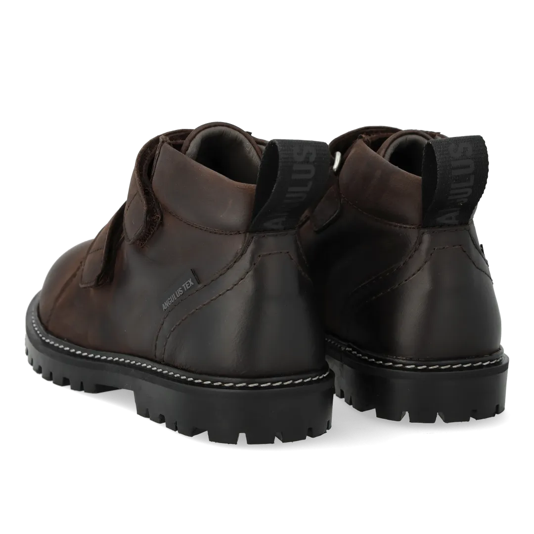 Angulus High-top TEX-sneaker børnesko i læder